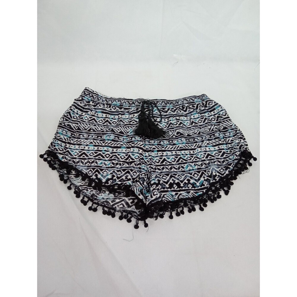 Mystic Apparel  Medium Black white‎ Blue Shorts